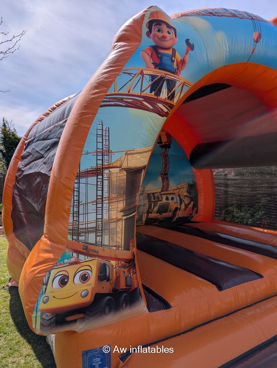 Construction 3D Bouncy Castle Hire | AW Inflatables