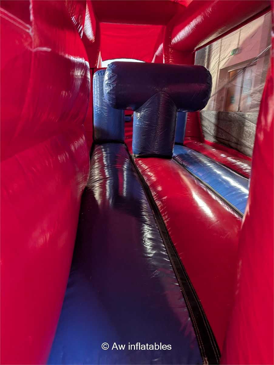 28ft 3D Fire Engine Fun Run Hire in Somerset & Bristol | AW Inflatable