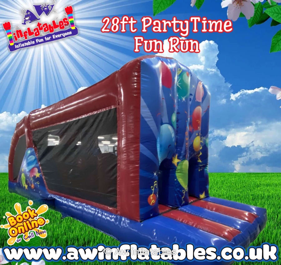 Inflatable Assault Course Hire | AW Inflatables Somerset