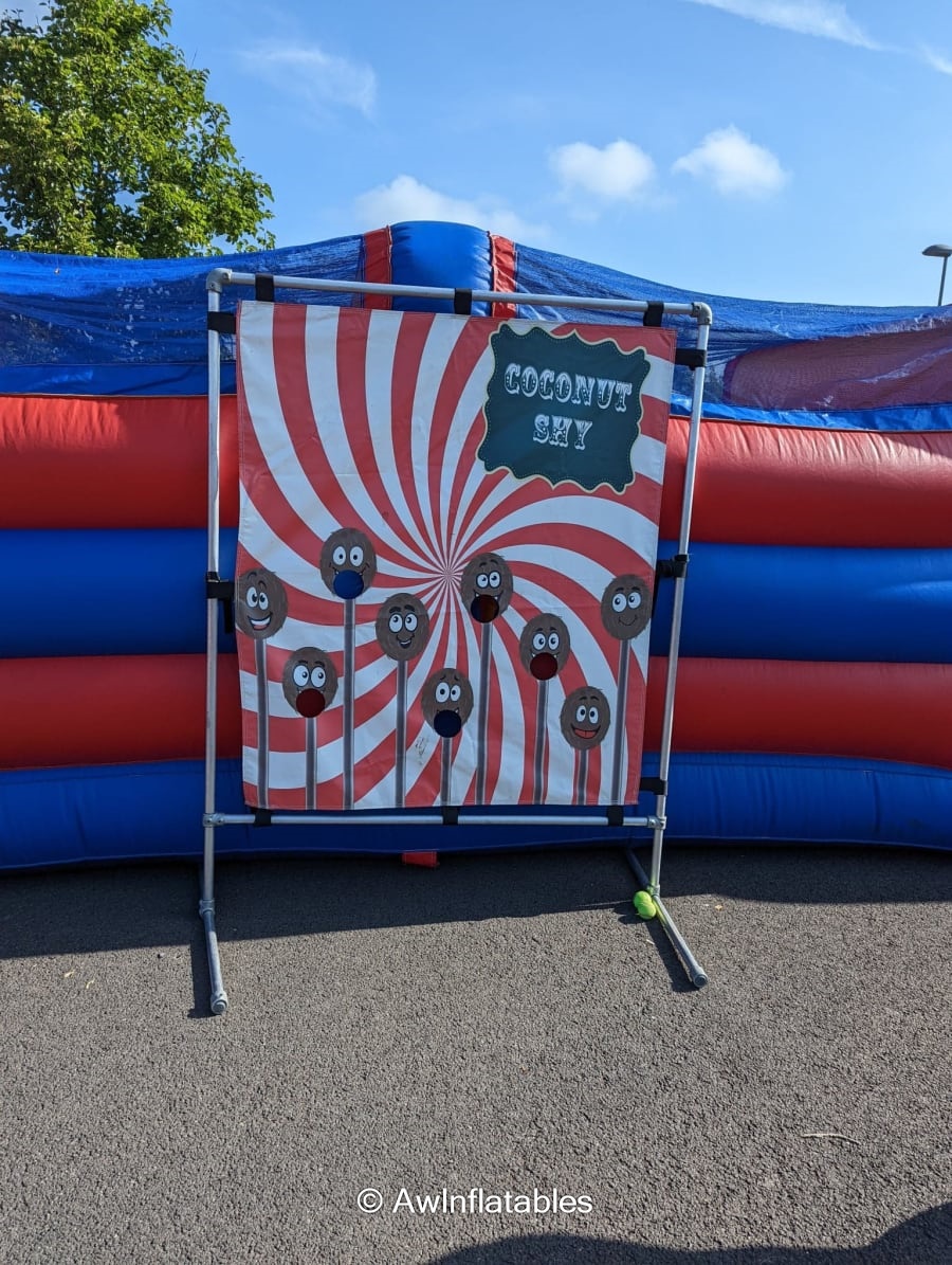 Coconut shy Game Best Bouncy Castle & Soft play Hire service in