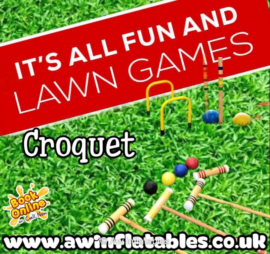 Croquet Game - Bouncy Castle, Assault Course & Soft Play Hire in Weston ...