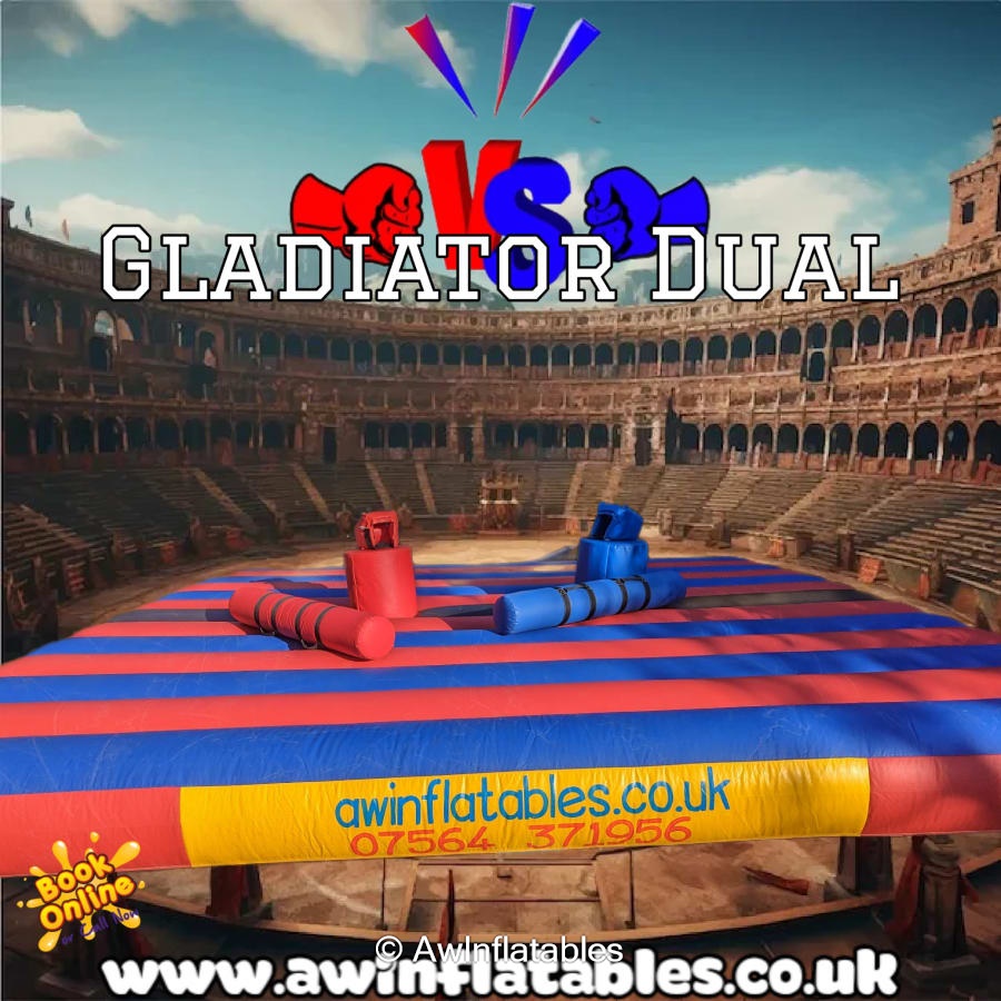 Competitive & Giant Sports Inflatables hire in WestonSuperMare